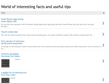 Tablet Screenshot of factsntips.com